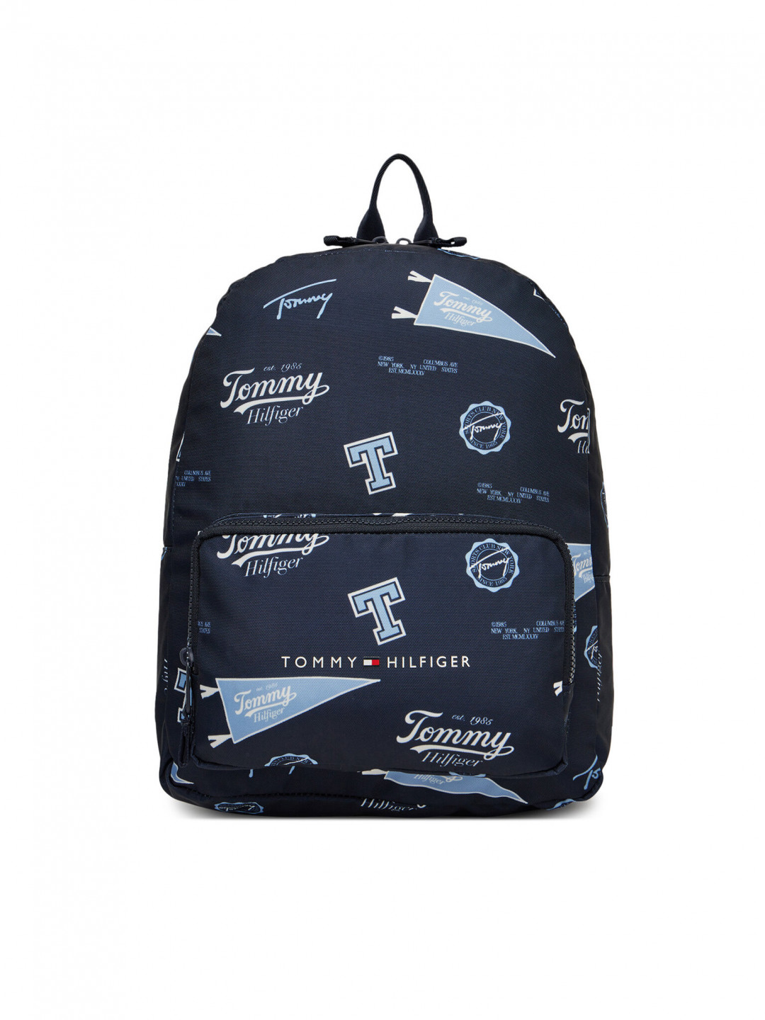 Tommy Hilfiger Batoh Th Essential Printed Backpack AU0AU01992 Tmavomodrá